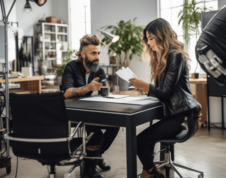 hair stylist and photographer